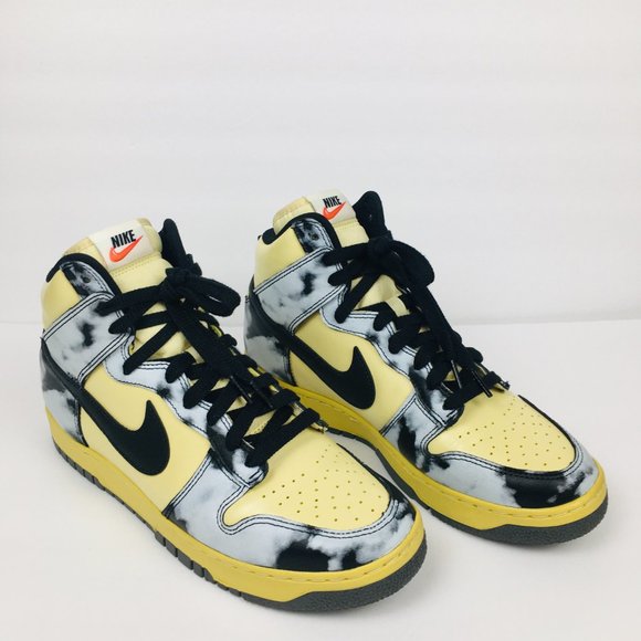 Nike Dunk High 1985 Black Acid Wash Unisex - NEW - Picture 8 of 13